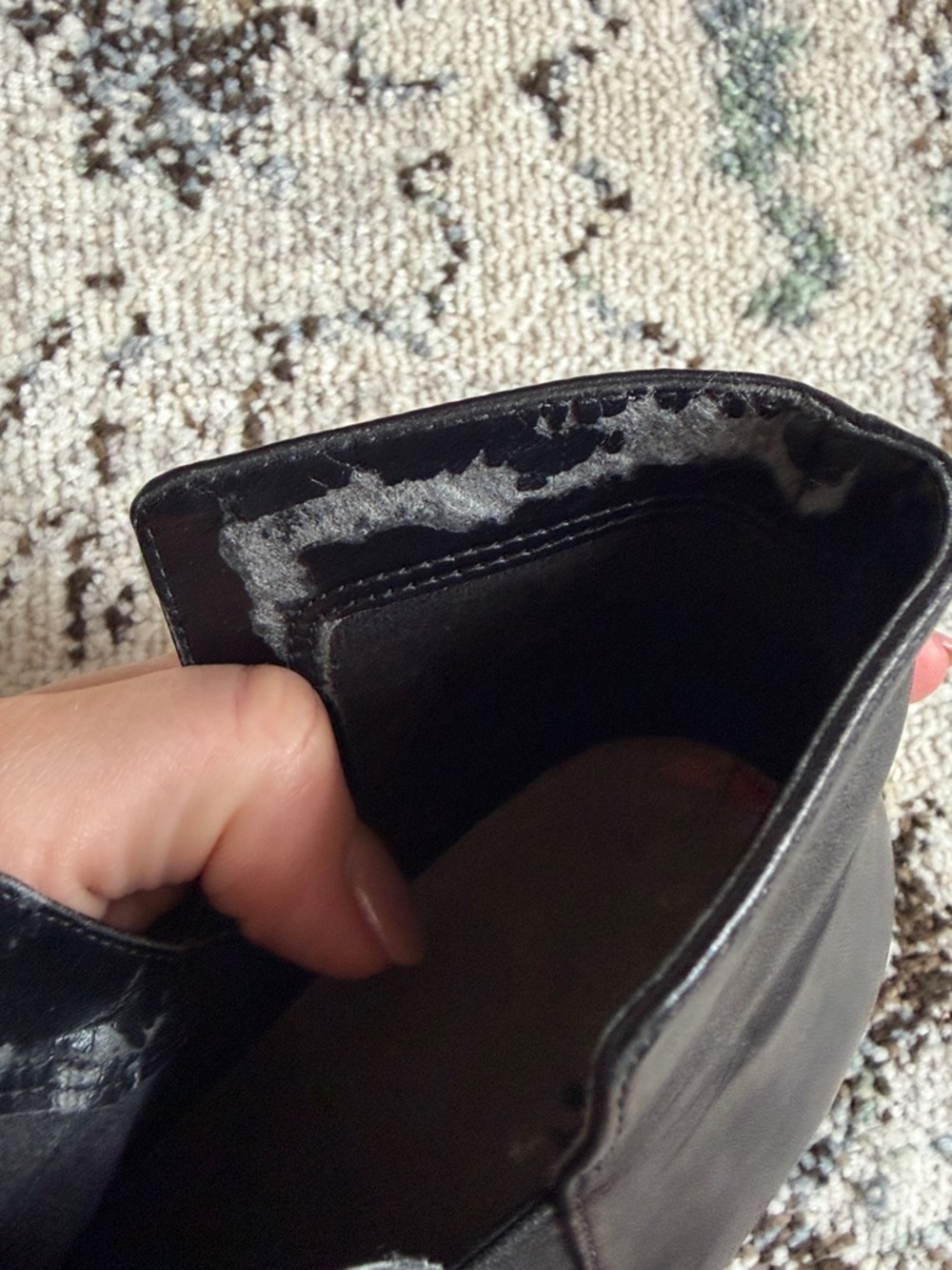 Cole Haan Black Leather Ankle Boots - Picture 4 of 5